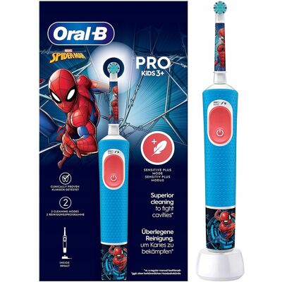 Oral-B Vitality Kids PRO elektrický zubní kartáček SPIDERMAN Oral-B Vitality Kids PRO elektrický zubní kartáček SPIDERMAN
