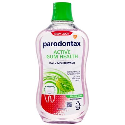 Parodontax Aktivní Dásně Máta 500ml - ústní voda Parodontax Aktivní Dásně Máta 500ml - ústní voda