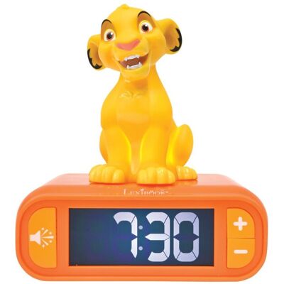 Lexibook budík Simba se svítící figurkou - Lexibook Lexibook budík Simba se svítící figurkou - Lexibook