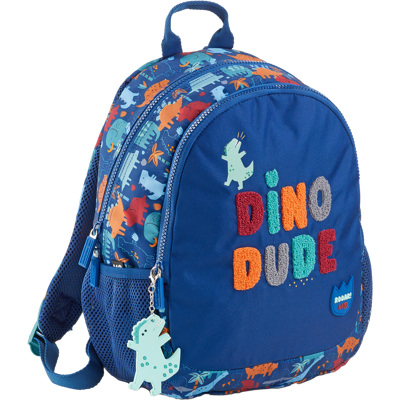 Miquelrius mini batoh Fun Dino, Double, 7 l, 2 kapsy, rPET, modrý Miquelrius mini batoh Fun Dino, Double, 7 l, 2 kapsy, rPET, modrý