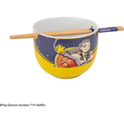 Cinereplicas ™ KPop Demon Hunters Ramen miska s hůlkami - Rumi Superstar Flavor - Cinereplicas Cinereplicas ™ KPop Demon Hunters Ramen miska s hůlkami - Rumi Superstar Flavor - Cinereplicas