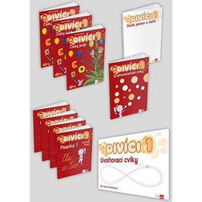 Klett Divíci 1 - rozšířený žákovský balíček - Český jazyk Klett Divíci 1 - rozšířený žákovský balíček - Český jazyk
