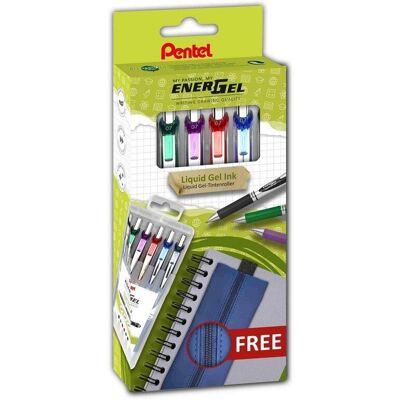 Sada gelových per Pentel, 0,7 mm, 6 barev Sada gelových per Pentel, 0,7 mm, 6 barev