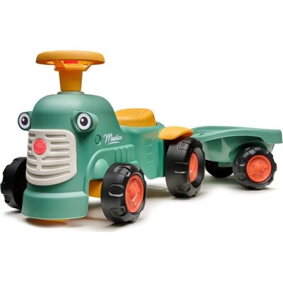 Odstrkovadlo – traktor Maurice zelený s valníkem - Alltoys Falk Odstrkovadlo – traktor Maurice zelený s valníkem - Alltoys Falk