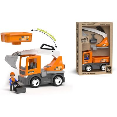EFKO ECO MultiGO VIA 2+1 - Igráček silničář, auto, bagr, valník EFKO ECO MultiGO VIA 2+1 - Igráček silničář, auto, bagr, valník
