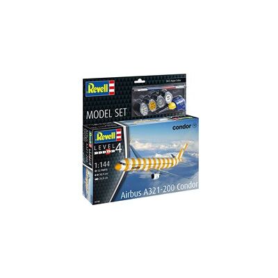 Revell ModelSet letadlo 63788 - Airbus A321-200 "Condor" (1:144) Revell ModelSet letadlo 63788 - Airbus A321-200 "Condor" (1:144)