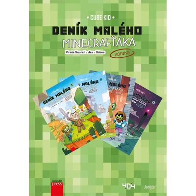 COMPUTER PRESS Deník malého Minecrafťáka: komiks komplet 1 - Cube Kid COMPUTER PRESS Deník malého Minecrafťáka: komiks komplet 1 - Cube Kid