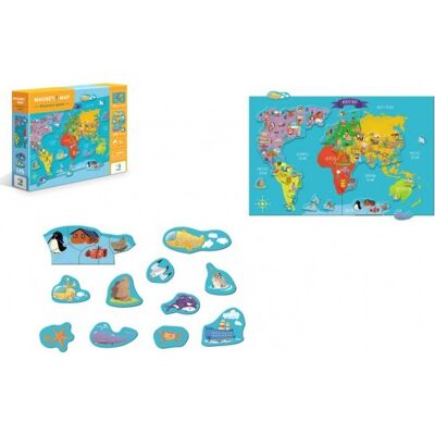 Dodo Magnetická Mapa Světa Puzzle - Vzdělávací Hračka pro Děti Dodo Magnetická Mapa Světa Puzzle - Vzdělávací Hračka pro Děti
