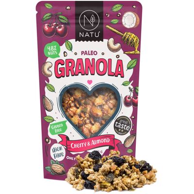 NATU Paleo Granola Třešně a mandle 350g NATU Paleo Granola Třešně a mandle 350g