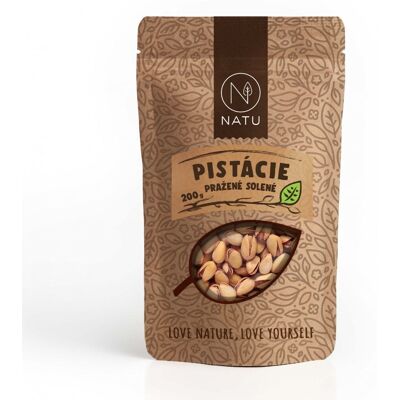 NATU Pistácie pražené solené 200g NATU Pistácie pražené solené 200g