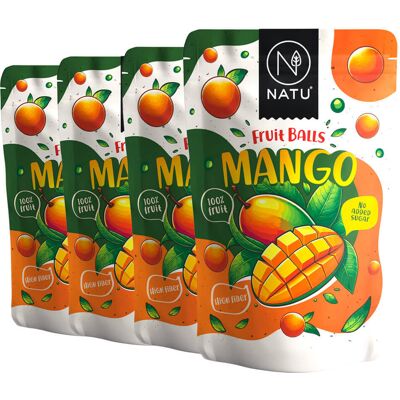 NATU Ovocné kuličky mangové 4x90g NATU Ovocné kuličky mangové 4x90g