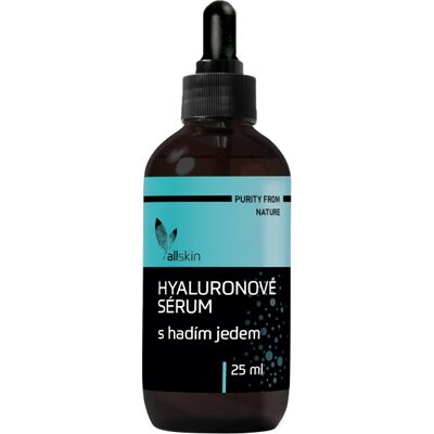 Serum kyseliny hyaluronové Allnature Allskin s hadím jedem - proti vráskám - 25ml Serum kyseliny hyaluronové Allnature Allskin s hadím jedem - proti vráskám - 25ml