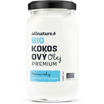 Allnature kokosový olej panenský BIO 1000ml - Allnature Allnature kokosový olej panenský BIO 1000ml - Allnature