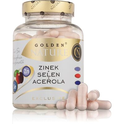 Golden Nature Exclusive Zinek+Selen+Acerola - Vitamíny a Doplnky stravy Golden Nature Exclusive Zinek+Selen+Acerola - Vitamíny a Doplnky stravy