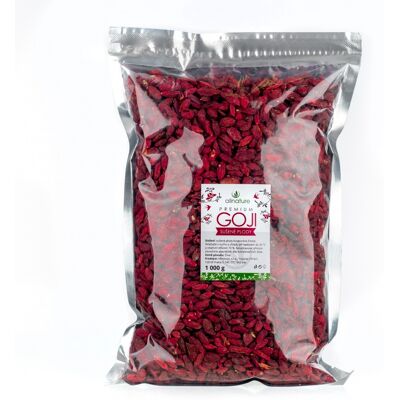 Allnature Goji sušené plody 1000 g - Allnature Allnature Goji sušené plody 1000 g - Allnature