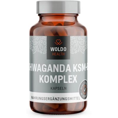 Woldohealth Ashwaganda KSM-66 komplex 90 kapslí - Woldohealth Woldohealth Ashwaganda KSM-66 komplex 90 kapslí - Woldohealth