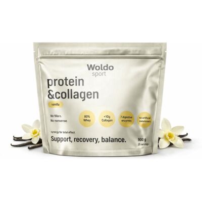 Woldohealth WPC Protein Vanilka 900g - Woldohealth Woldohealth WPC Protein Vanilka 900g - Woldohealth
