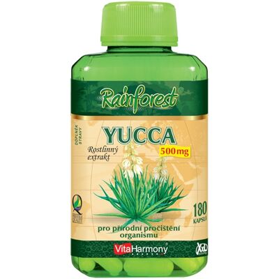 VitaHarmony Yucca XXL - 500 mg - 180 kapslí - Doplněk stravy VitaHarmony Yucca XXL - 500 mg - 180 kapslí - Doplněk stravy