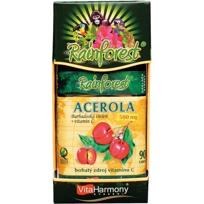 Acerola 500 mg & Vitamin C 250 mg - 90 tbl. - Vitaharmony Acerola 500 mg & Vitamin C 250 mg - 90 tbl. - Vitaharmony