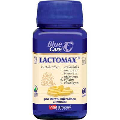 Lactomax® Double - laktobacily 4 mld.+ komplex vit. B - 60 cps. - Vitaharmony Lactomax® Double - laktobacily 4 mld.+ komplex vit. B - 60 cps. - Vitaharmony
