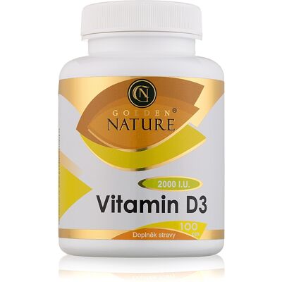 Golden Nature Vitamin D3 2000 I.U. 100 cps. - Golden Nature Golden Nature Vitamin D3 2000 I.U. 100 cps. - Golden Nature