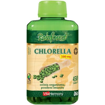 Chlorella 500 mg - 450 tbl., XXL economy - Vitaharmony Chlorella 500 mg - 450 tbl., XXL economy - Vitaharmony