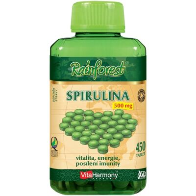 VitaHarmony Spirulina XXL ekonomie 500 mg - 450 tablet VitaHarmony Spirulina XXL ekonomie 500 mg - 450 tablet