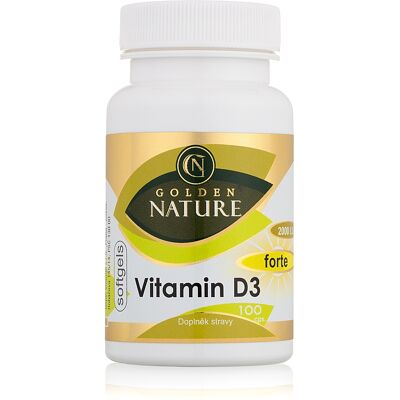 Golden Nature Vitamin D3 2000 I.U. softgel 100 cps. - Golden Nature Golden Nature Vitamin D3 2000 I.U. softgel 100 cps. - Golden Nature