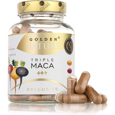 Golden Nature Exkluzivní Trojitá Maca - Doplňky stravy Golden Nature Exkluzivní Trojitá Maca - Doplňky stravy