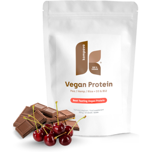 Kompava Vegansk Protein Čerešně-Čokoláda Kompava Vegansk Protein Čerešně-Čokoláda