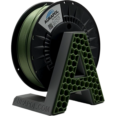 AURAPOL s.r.o. AURAPOL PLA 3D Filament Evergreen Moss 1 kg 1,75 mm AURAPOL s.r.o. AURAPOL PLA 3D Filament Evergreen Moss 1 kg 1,75 mm