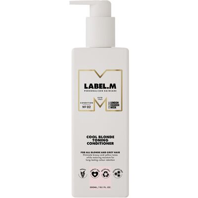 Label.m Zna Chladný Blond Tónovací Kondicionér 300ml - Kondicionér pro Blond Vlasy Label.m Zna Chladný Blond Tónovací Kondicionér 300ml - Kondicionér pro Blond Vlasy