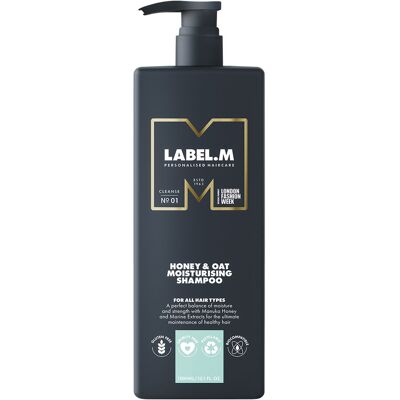 label.m Med Řepkovým Medem & Ovesem - Hydratační Šampon na Každodenní Použití 1000ml label.m Med Řepkovým Medem & Ovesem - Hydratační Šampon na Každodenní Použití 1000ml