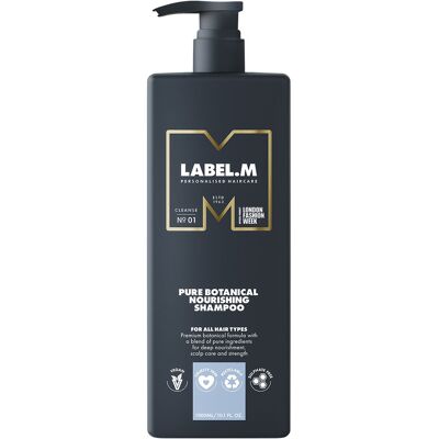 label.m Botanical Nourishing Shampoo - Veganské, 1000ml, Pro všechny typy vlasů label.m Botanical Nourishing Shampoo - Veganské, 1000ml, Pro všechny typy vlasů