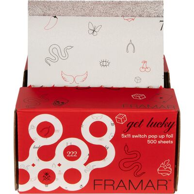 Framar Texturovaná fólie Get Lucky 13x28 cm 500 ks Framar Texturovaná fólie Get Lucky 13x28 cm 500 ks