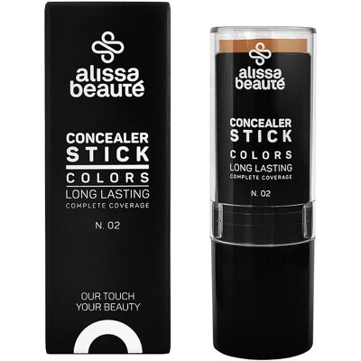 Alissa Beauté Korekční tyčinka-make-up 3v1 Concealer Stick Colors A 151 odstín 02, tmavý 10 g Alissa Beauté Korekční tyčinka-make-up 3v1 Concealer Stick Colors A 151 odstín 02, tmavý 10 g