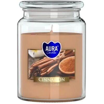 Ovči věci Vonná svíčka ve skle s víkem CINNAMON 500 g Ovči věci Vonná svíčka ve skle s víkem CINNAMON 500 g
