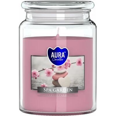 Ovči věci Vonná svíčka ve skle s víkem - SPA GARDEN 500 g Ovči věci Vonná svíčka ve skle s víkem - SPA GARDEN 500 g