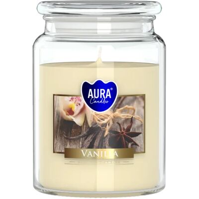 Ovči věci Vonná svíčka ve skle s víkem VANILLA 500 g Ovči věci Vonná svíčka ve skle s víkem VANILLA 500 g