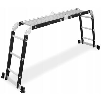 Multifunkční žebřík 4x3 příčky + podlážka DRABEST DU4x3 STEEL 125 kg Multifunkční žebřík 4x3 příčky + podlážka DRABEST DU4x3 STEEL 125 kg