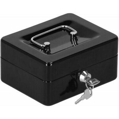 Příruční pokladna SPRINGOS CASHBOX 2 černá Příruční pokladna SPRINGOS CASHBOX 2 černá