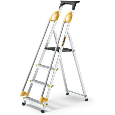 Hliníkové schůdky 4 stupně s madly DRABEST ALDP+P-4 PRO Hliníkové schůdky 4 stupně s madly DRABEST ALDP+P-4 PRO