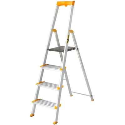 Hliníkové schůdky 4 stupně jednostranné DRABEST ALD4 MAX Hliníkové schůdky 4 stupně jednostranné DRABEST ALD4 MAX