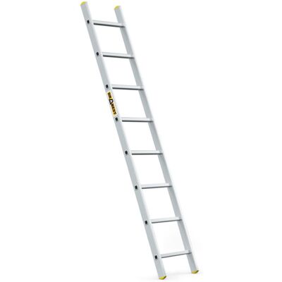 Hliníkový žebřík 1x8 příček jednodílný DRABEST DP-8 PRO Hliníkový žebřík 1x8 příček jednodílný DRABEST DP-8 PRO