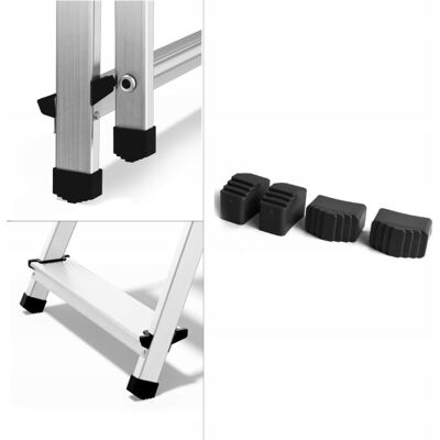 Plastové patky 33x20 mm + 40x20 mm DRABEST ALD-CZ sada 4ks Plastové patky 33x20 mm + 40x20 mm DRABEST ALD-CZ sada 4ks
