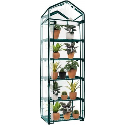 Zahradní foliovník 70x50x190 cm 5 polic SPRINGOS GT0007 Zahradní foliovník 70x50x190 cm 5 polic SPRINGOS GT0007