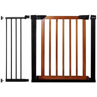 Dětská zábrana nastavitelná 75-110 cm SPRINGOS BabyLock hnědá Dětská zábrana nastavitelná 75-110 cm SPRINGOS BabyLock hnědá