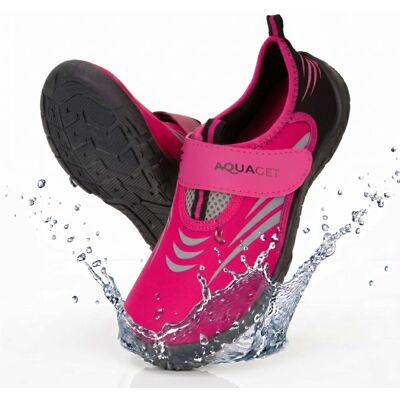 Springos Dámské boty do vody vel. 39 AQUAGET AQ0072 růžové/černé Springos Dámské boty do vody vel. 39 AQUAGET AQ0072 růžové/černé