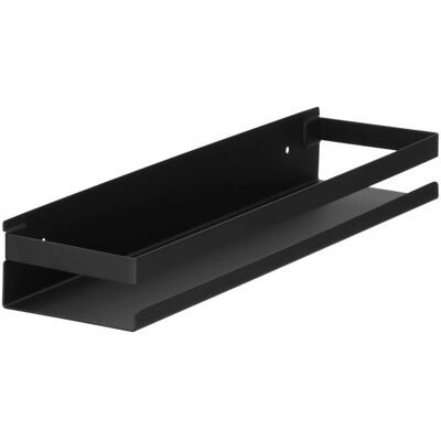 Springos - BadkamerPlank-Doucheplank-40cm-Zwart-RVS - 40 cm - Black - Koupelnová police Springos - BadkamerPlank-Doucheplank-40cm-Zwart-RVS - 40 cm - Black - Koupelnová police