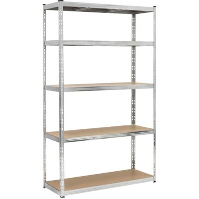 Kovový regál 205x120x45 cm 5 polic MDF SPRINGOS HA5280 Kovový regál 205x120x45 cm 5 polic MDF SPRINGOS HA5280